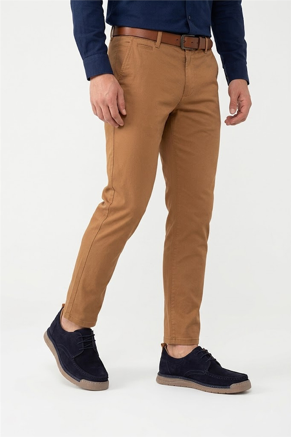 Elit ERL62401 Erkek Hakiki Deri Casual Ayakkabı Lacivert