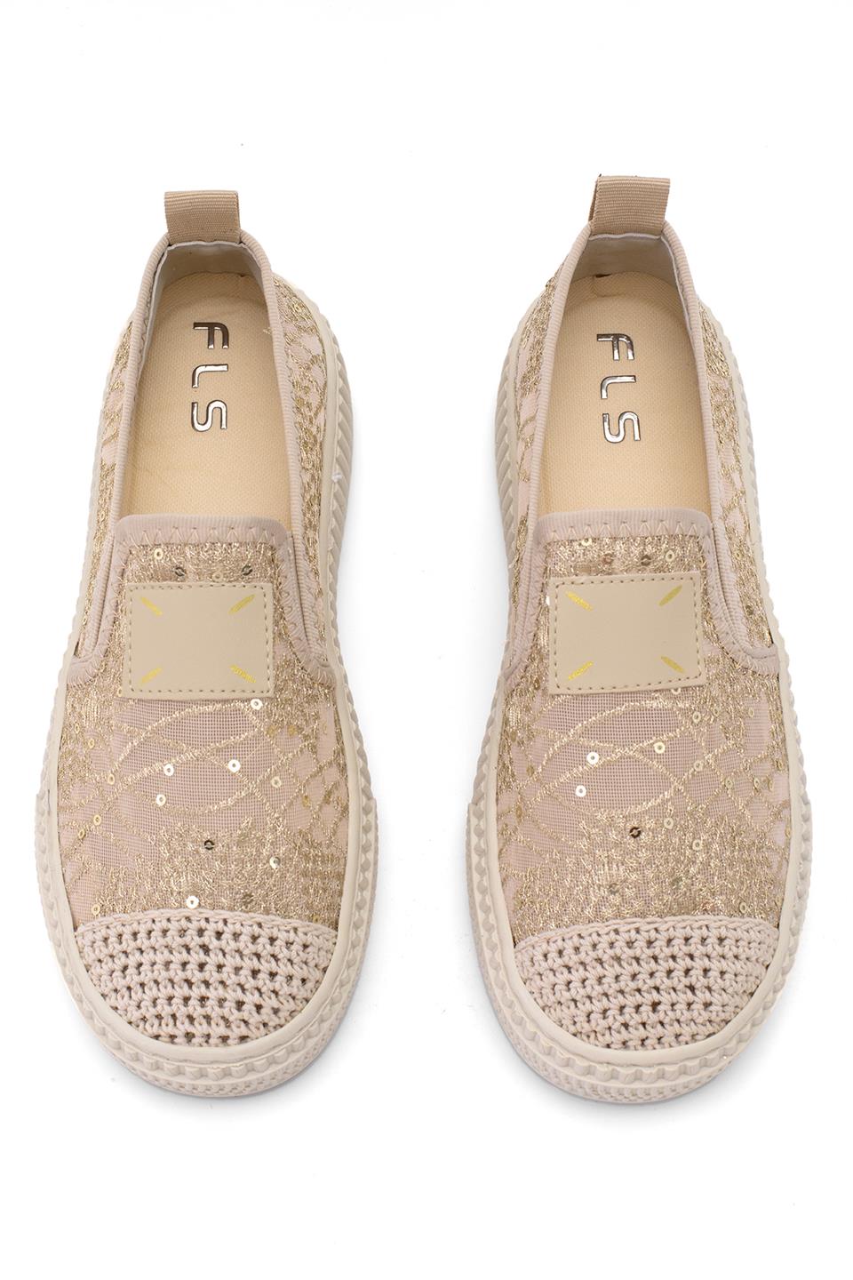 Elit FLS009-02T Kadın Casual Ayakkabı Ten
