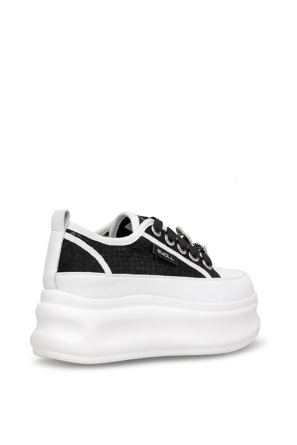 Elit HML2003 Kadın Taşlı Klasik Sneaker Siyah