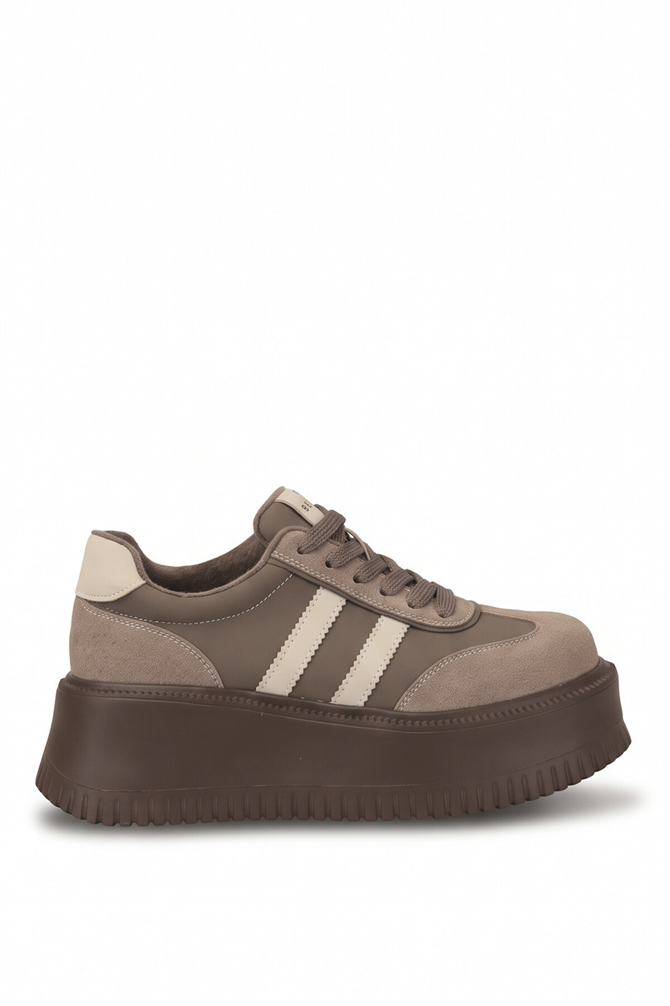 Elit HML262-1117 Kadın Klasik Sneaker Kahverengi