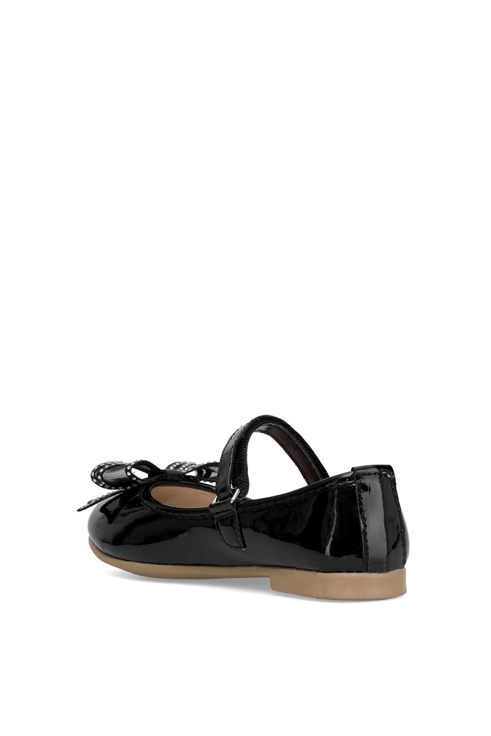 Elit HY-F-10003-25Y Filet Kız Çocuk Babet Siyah