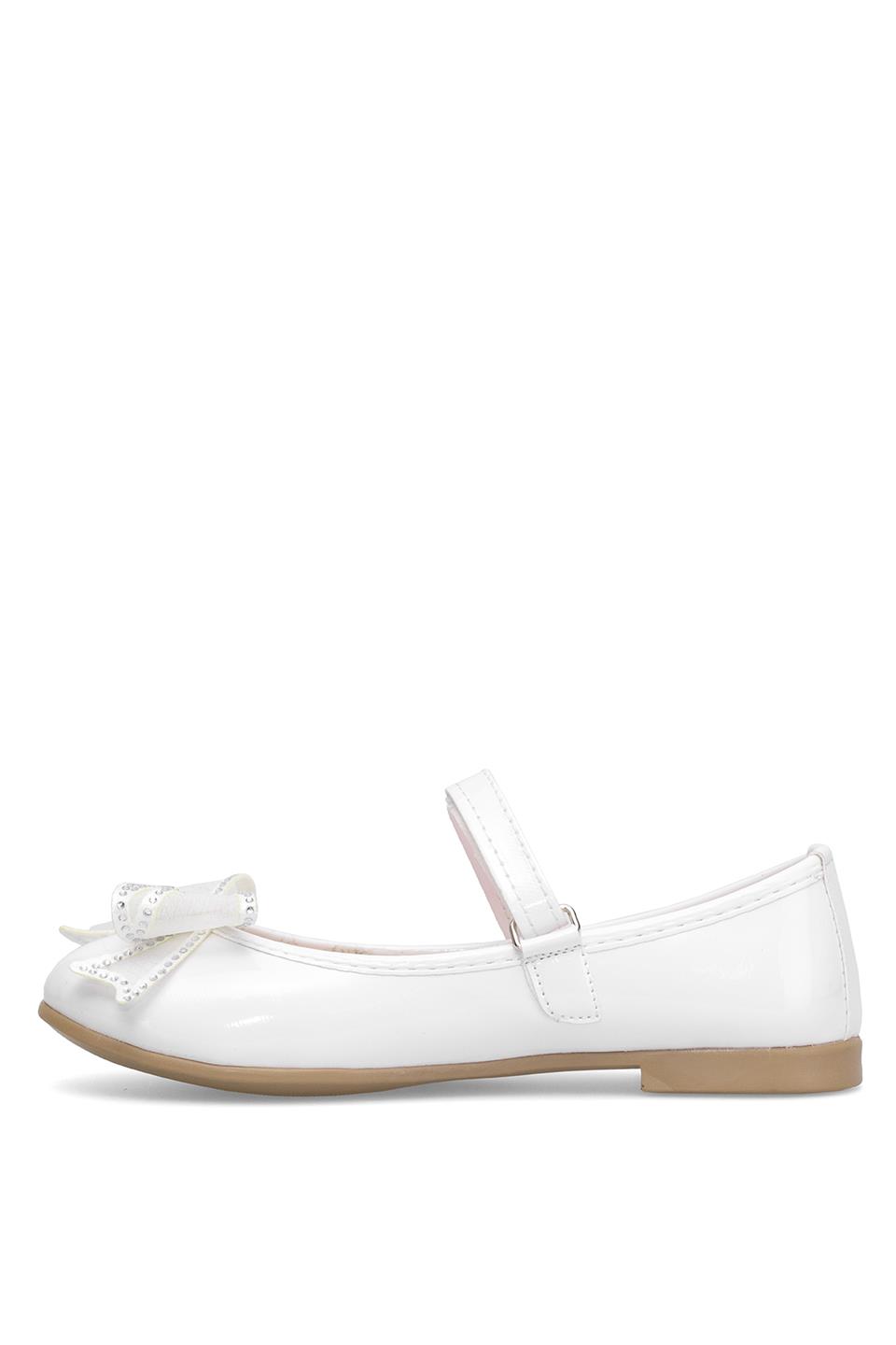 Elit HY-F-10003-25Y Filet Kız Çocuk Babet Beyaz