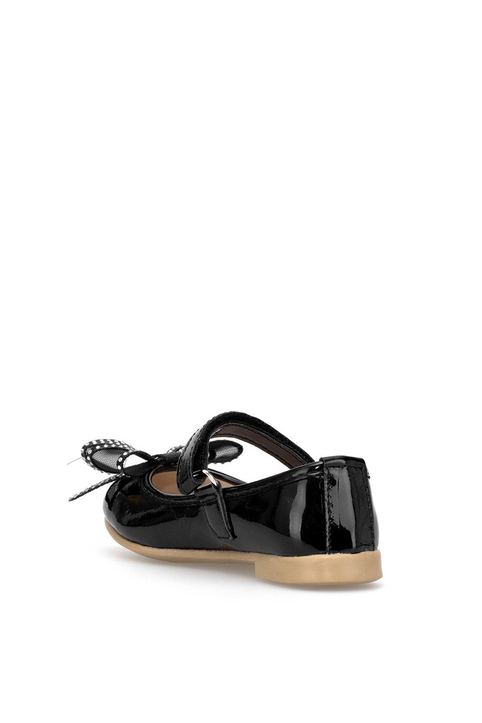 Elit HY-F-10003-25Y Patik Kız Çocuk Babet Siyah