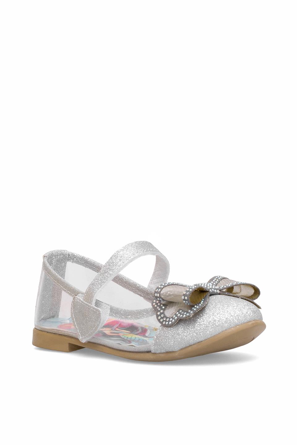 Elit HY-F-2004-25Y Filet Kız Çocuk Babet Gümüş