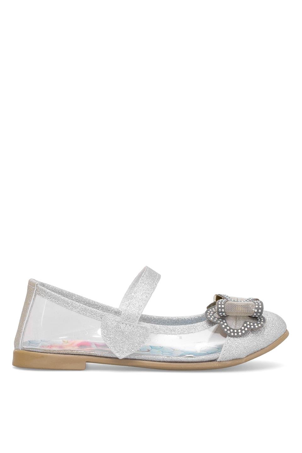 Elit HY-F-2004-25Y Filet Kız Çocuk Babet Gümüş