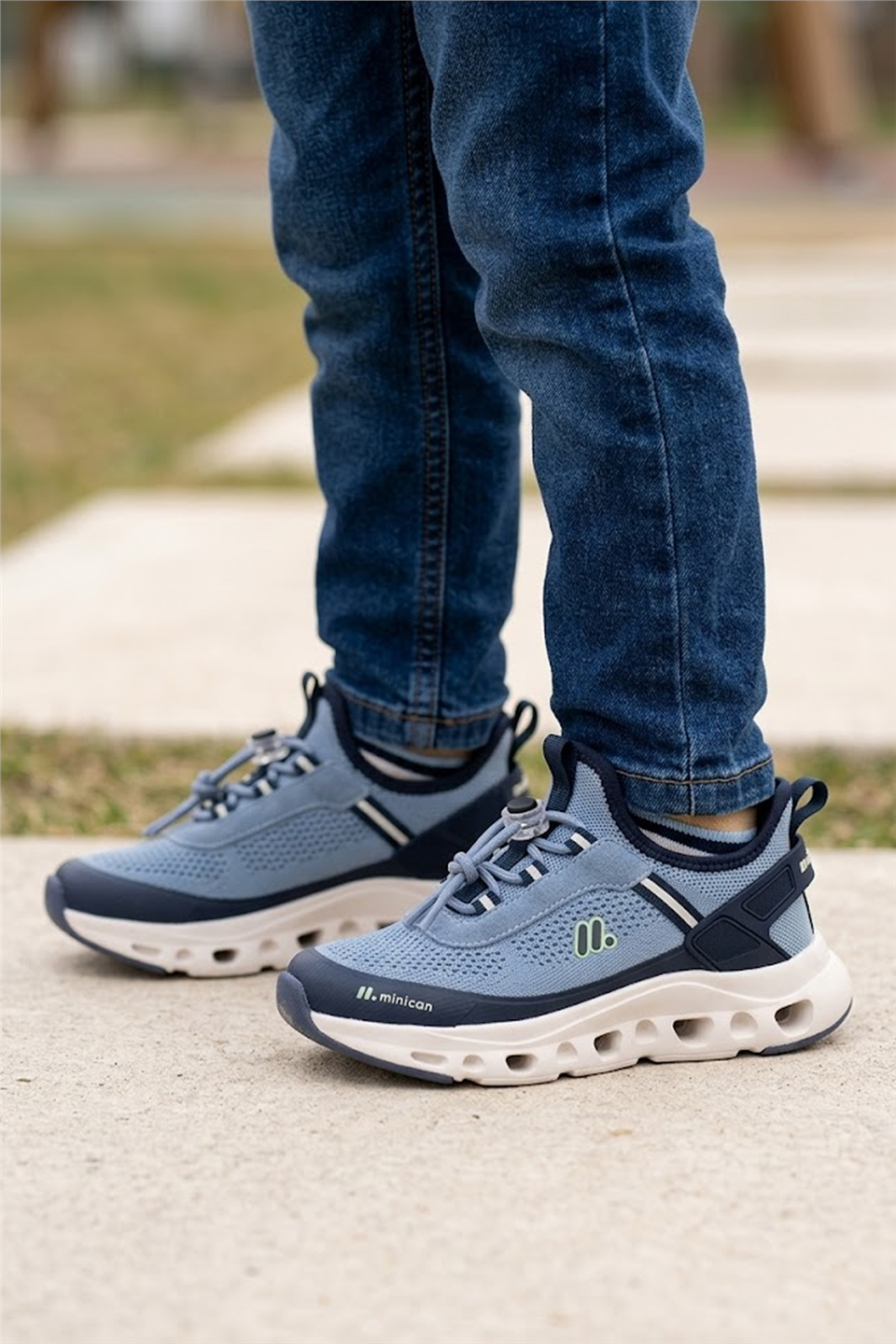 Elit İH1-F-BZX001-26Y Filet Erkek Çocuk Klasik Sneaker İndigo