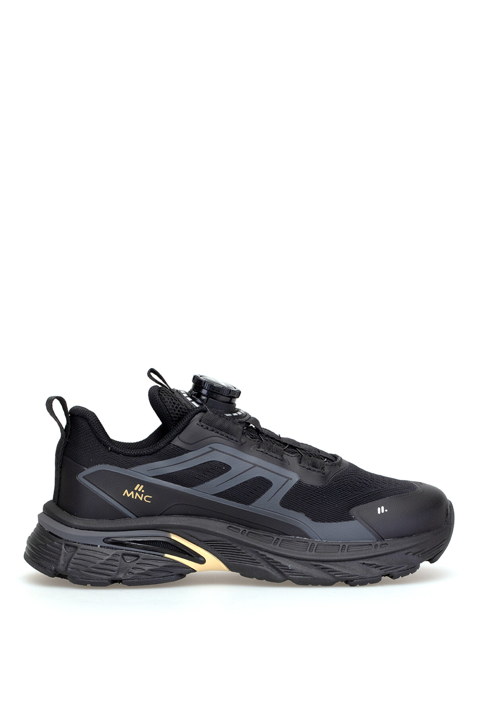 Elit İH1-F-BZX007-26Y Filet Erkek Çocuk Klasik Sneaker Siyah