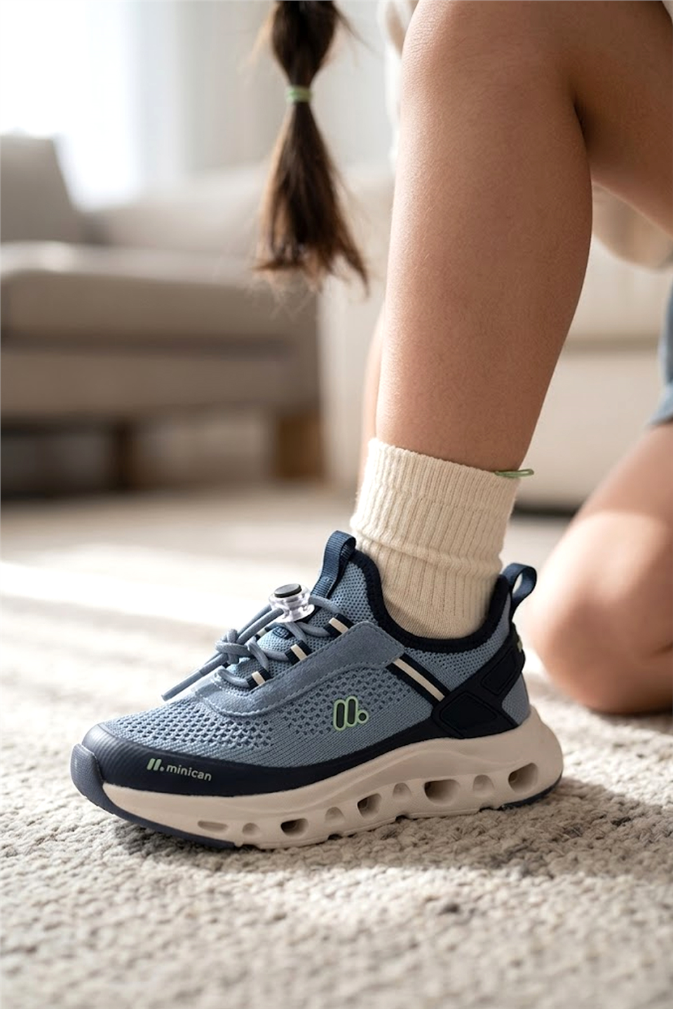 Elit İH1-P-BZX001-26Y Patik Kız Çocuk Klasik Sneaker İndigo