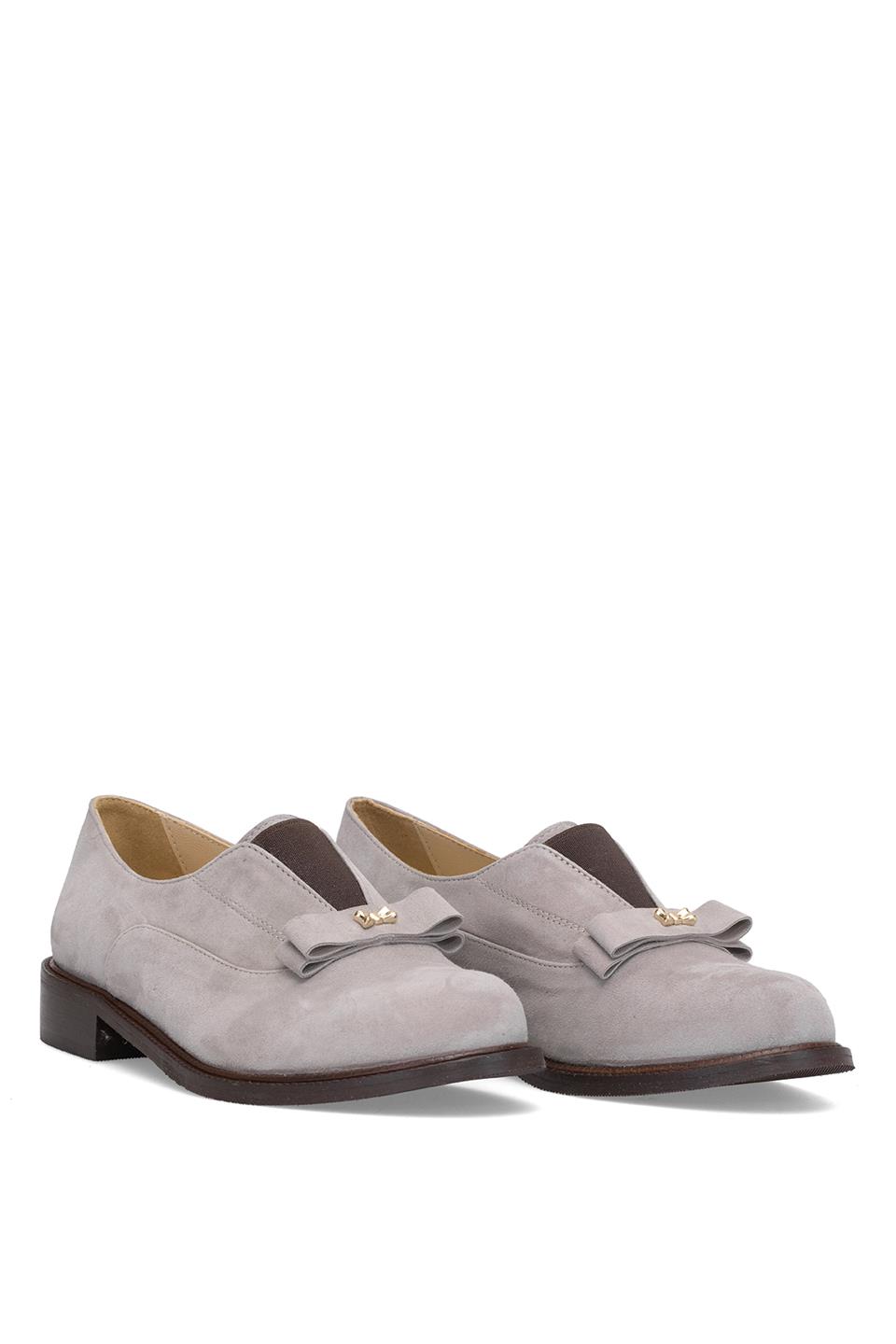 Elit Ivana Kadın Hakiki Süet Deri Casual Ayakkabı Gri