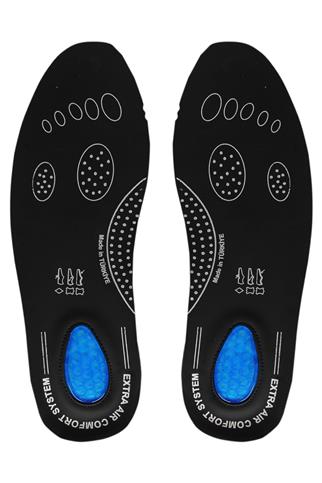 Elit  İzci Form 40-45 Deri Ortopedik İç Tabanlık Siyah - Mavi