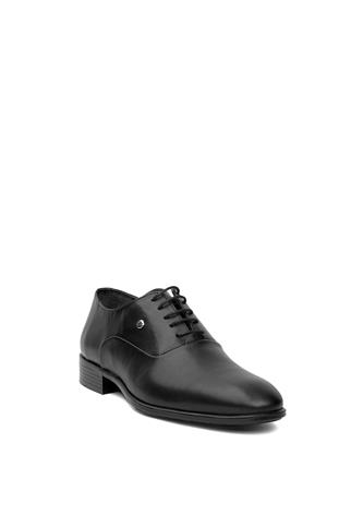 Elit KCMNZ070 Erkek Hakiki Deri Klasik Ayakkabı Siyah