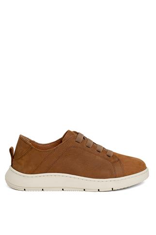 Elit KN035 Z8451 Kadın Hakiki Deri Casual Ayakkabı Taba