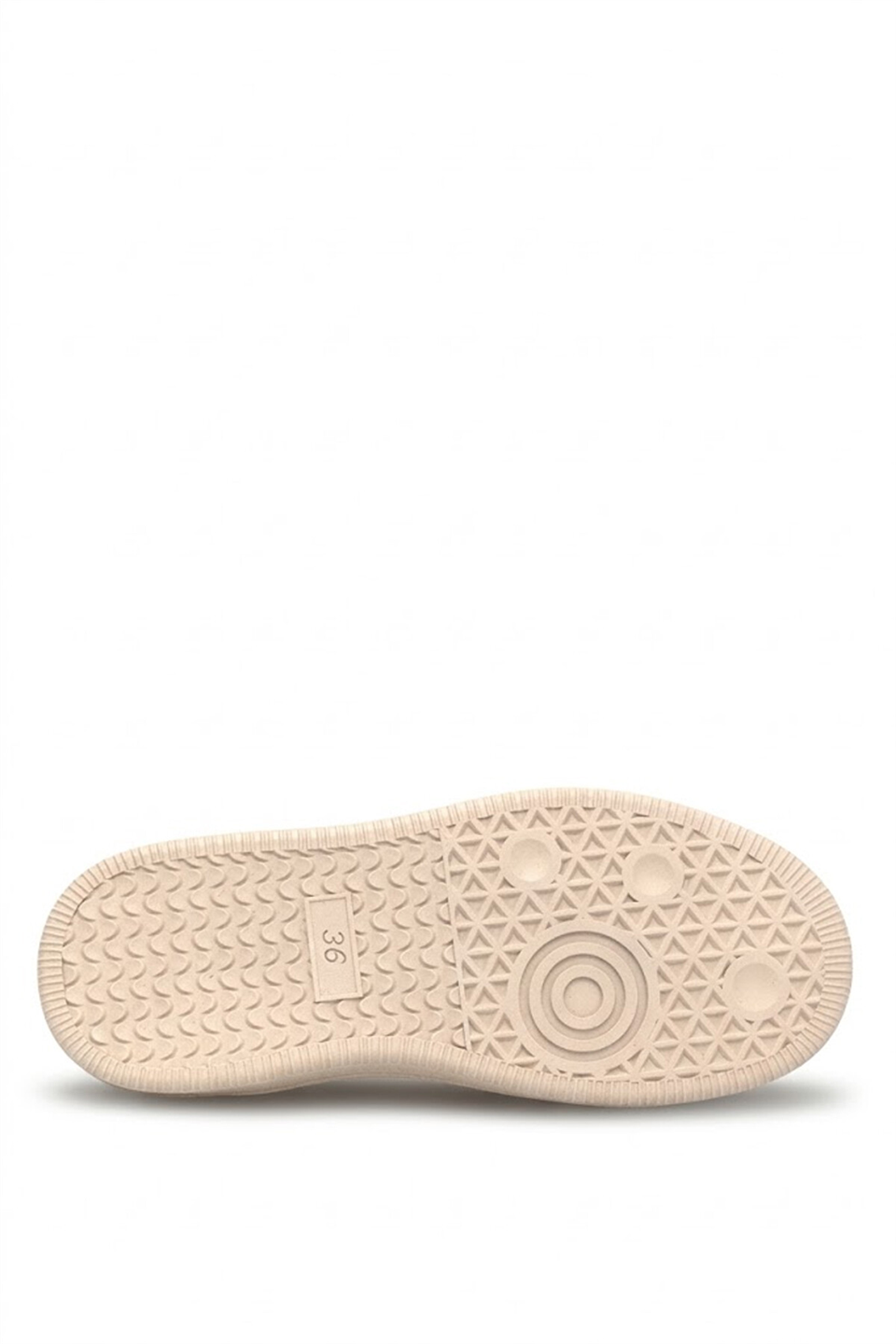 Elit KOC19433 Kadın Hakiki Deri Klasik Sneaker Beyaz