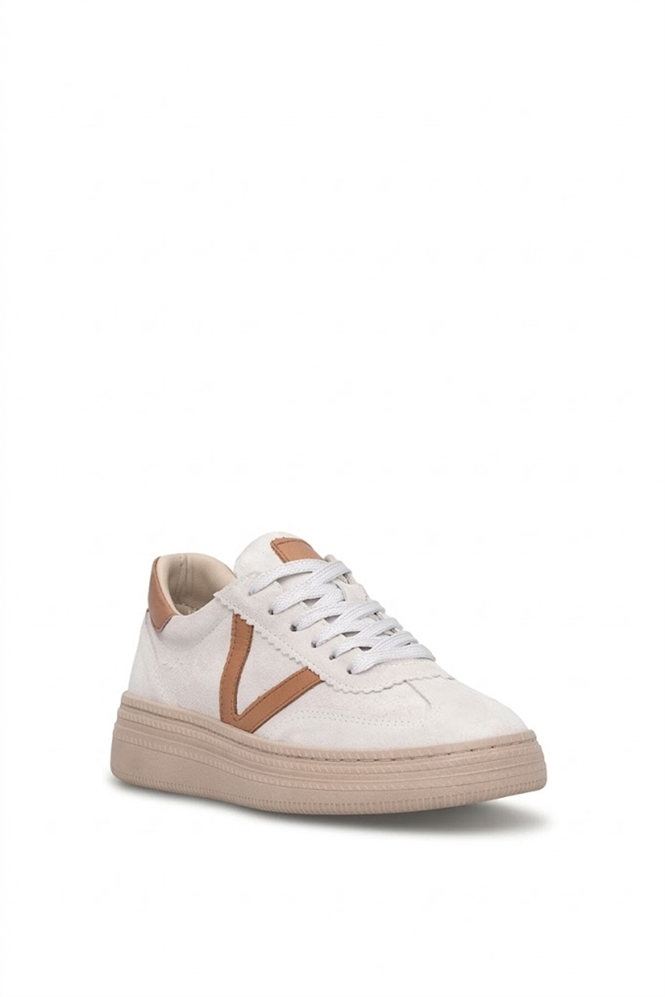 Elit KOC19433 Kadın Hakiki Deri Klasik Sneaker Beyaz
