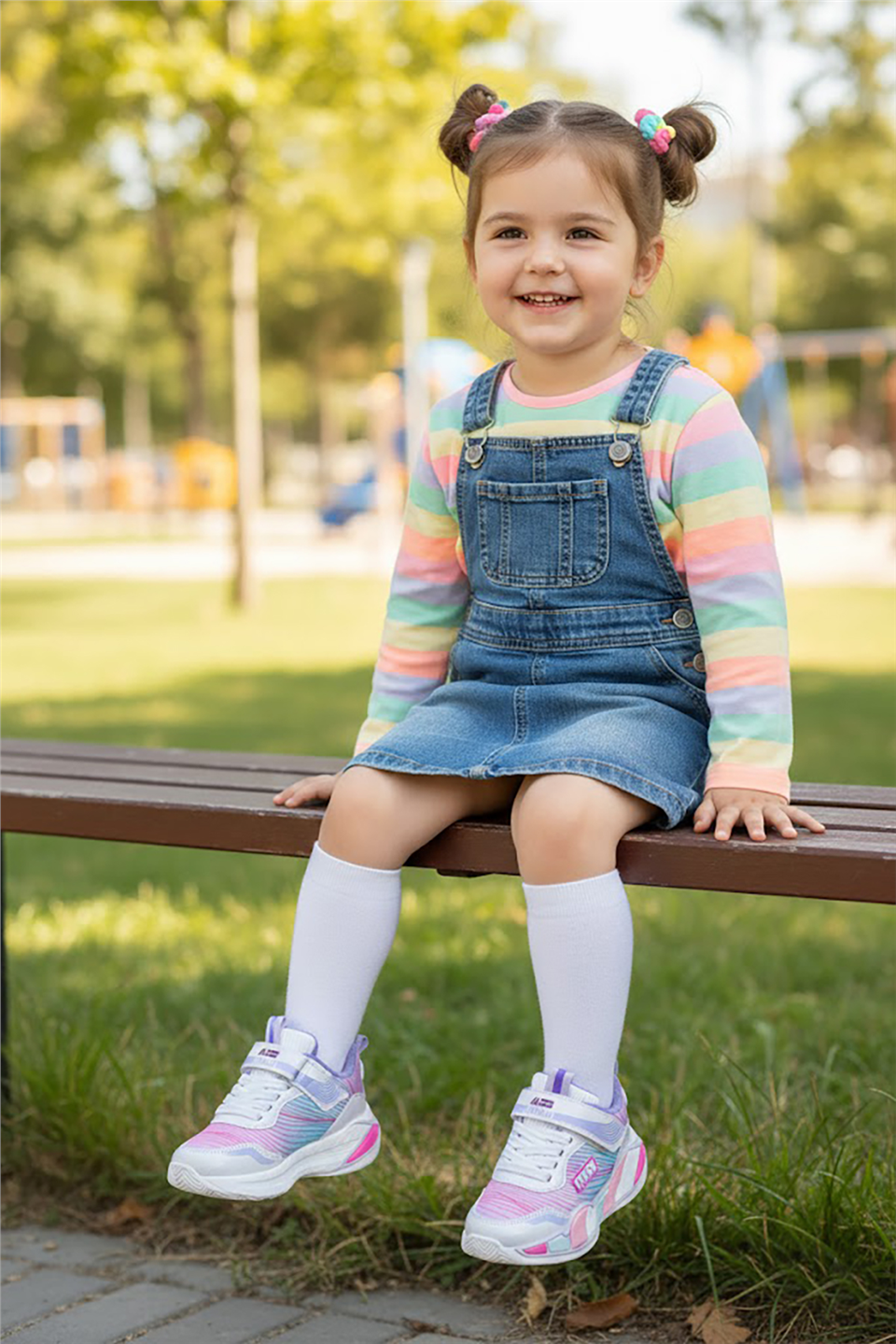 Elit LS-B-02-26Y Bebe Kız Çocuk Yürüyüş Ayakkabısı Beyaz - Lila