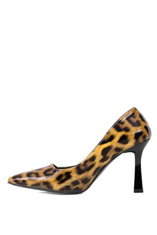 Elit Mst1383R Kadın Stiletto Leopar