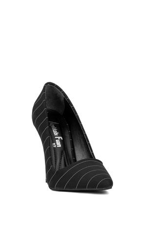 Elit Mst1920S Kadın Saten Stiletto Siyah
