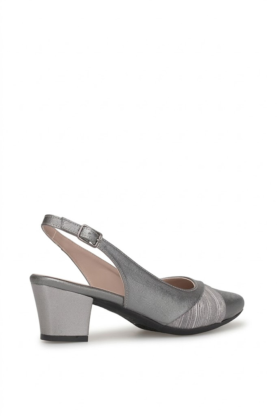 Elit MST705N Kadın Klasik Topuklu ayakkabı Platin