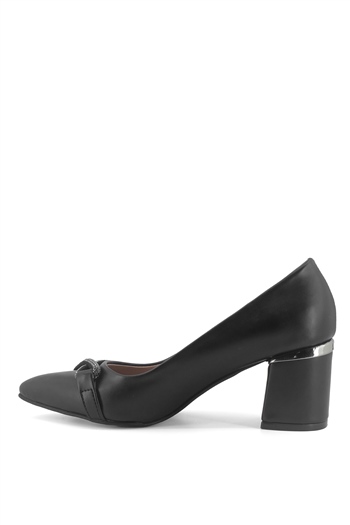 Elit Mst934K Kadın Topuklu Ayakkabı Siyah