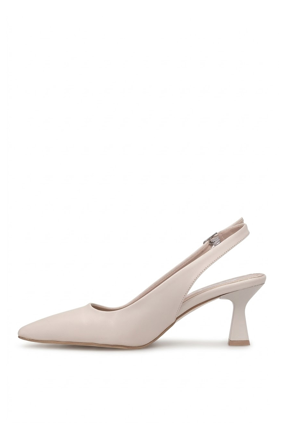 Elit MST971C Kadın Klasik Topuklu ayakkabı Bej