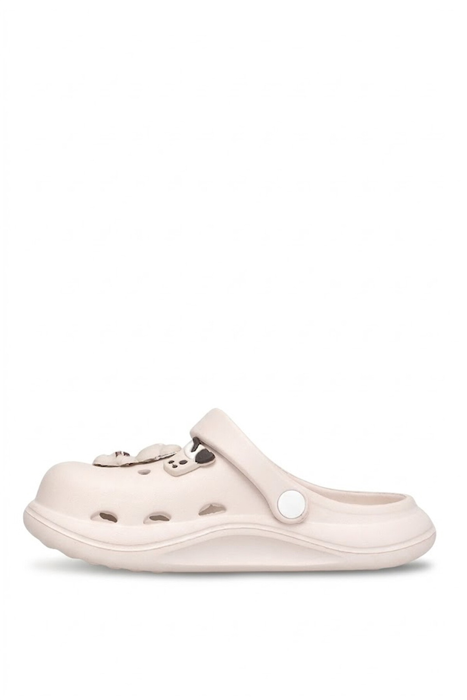 Elit MYS303 Filet Erkek Çocuk Emojili  Sabo Terlik Ekru