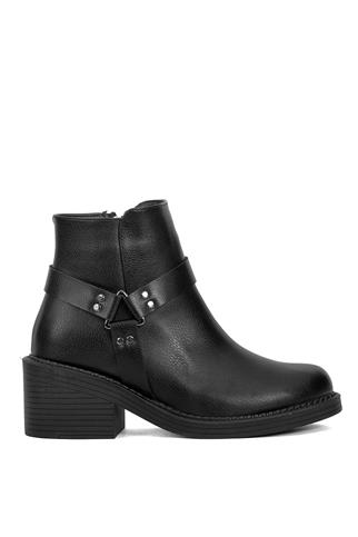 Elit ONY905C Kadın Klasik Bot Siyah