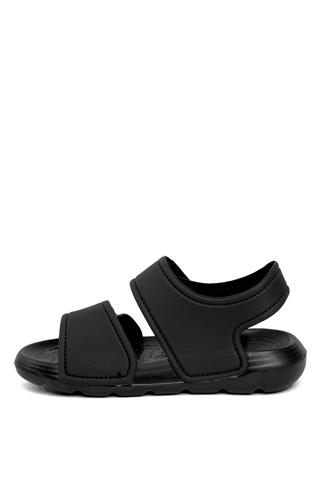 Elit OTT5000 Patik Erkek Çocuk Düz Sandalet Siyah