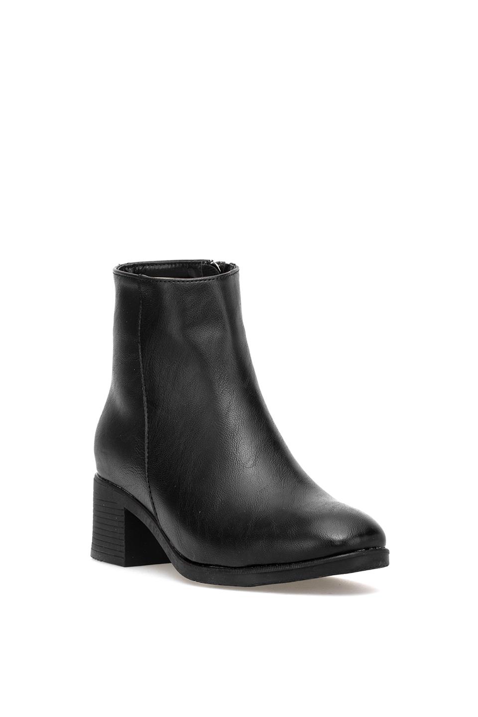 Elit OZRSL1100C Kadın Topuklu Bot Siyah