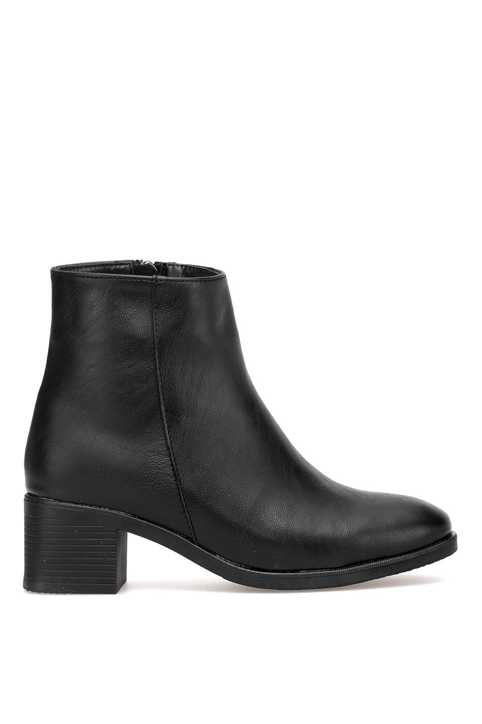 Elit OZRSL1100C Kadın Topuklu Bot Siyah