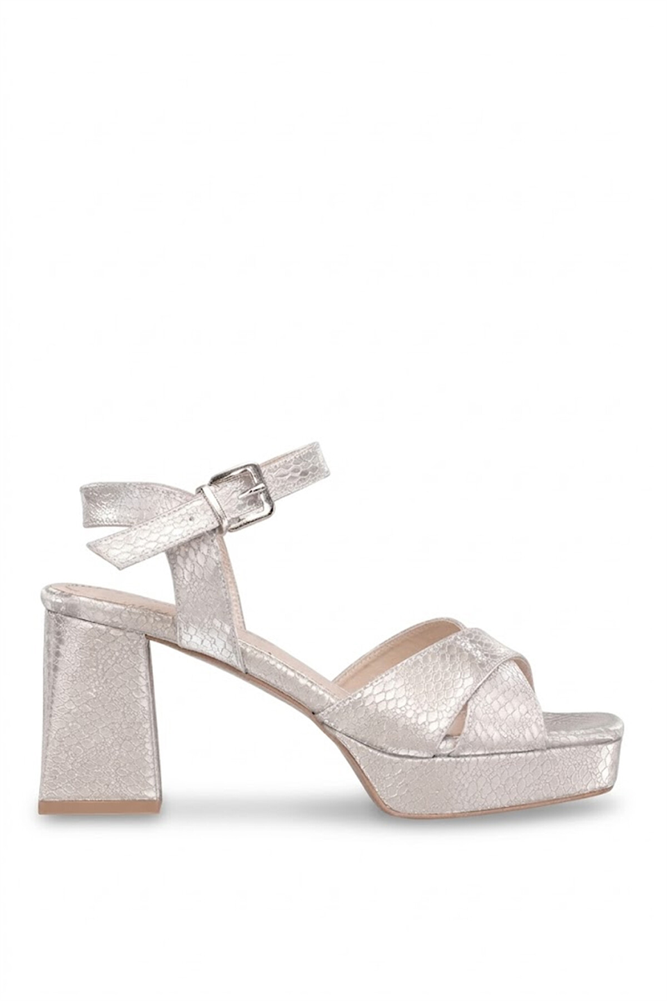 Elit PM08 K99-1T Kadın Klasik Topuklu Ayakkabı Altın