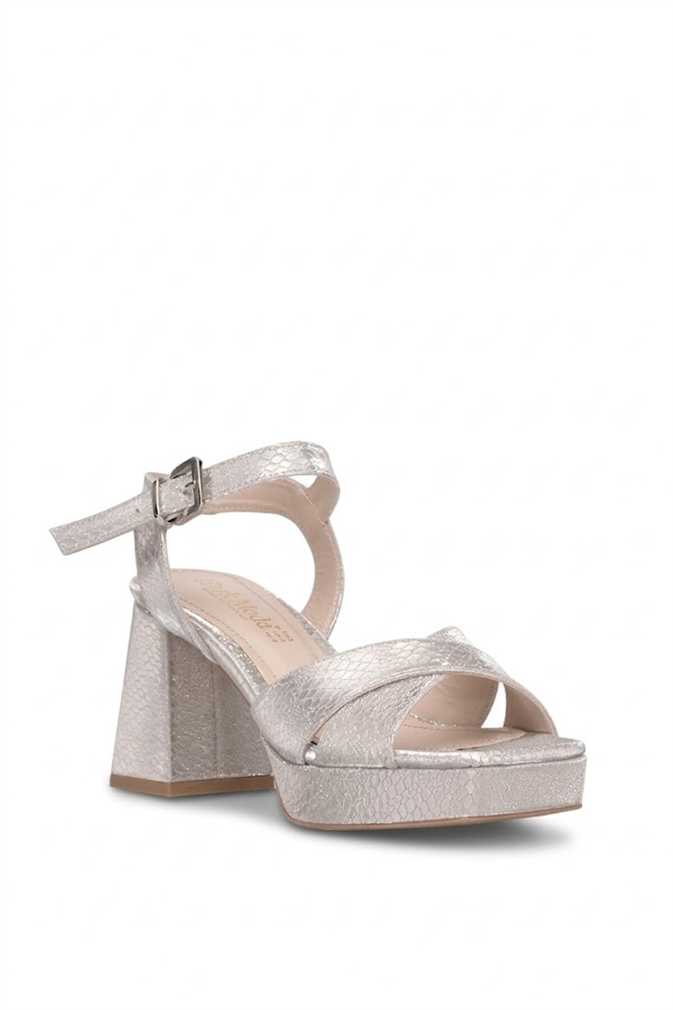 Elit PM08 K99-1T Kadın Klasik Topuklu Ayakkabı Altın