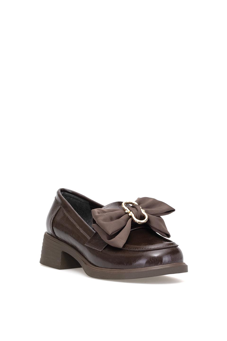 Elit PM161 K1020-1 Kadın Klasik Casual Ayakkabı Kahverengi