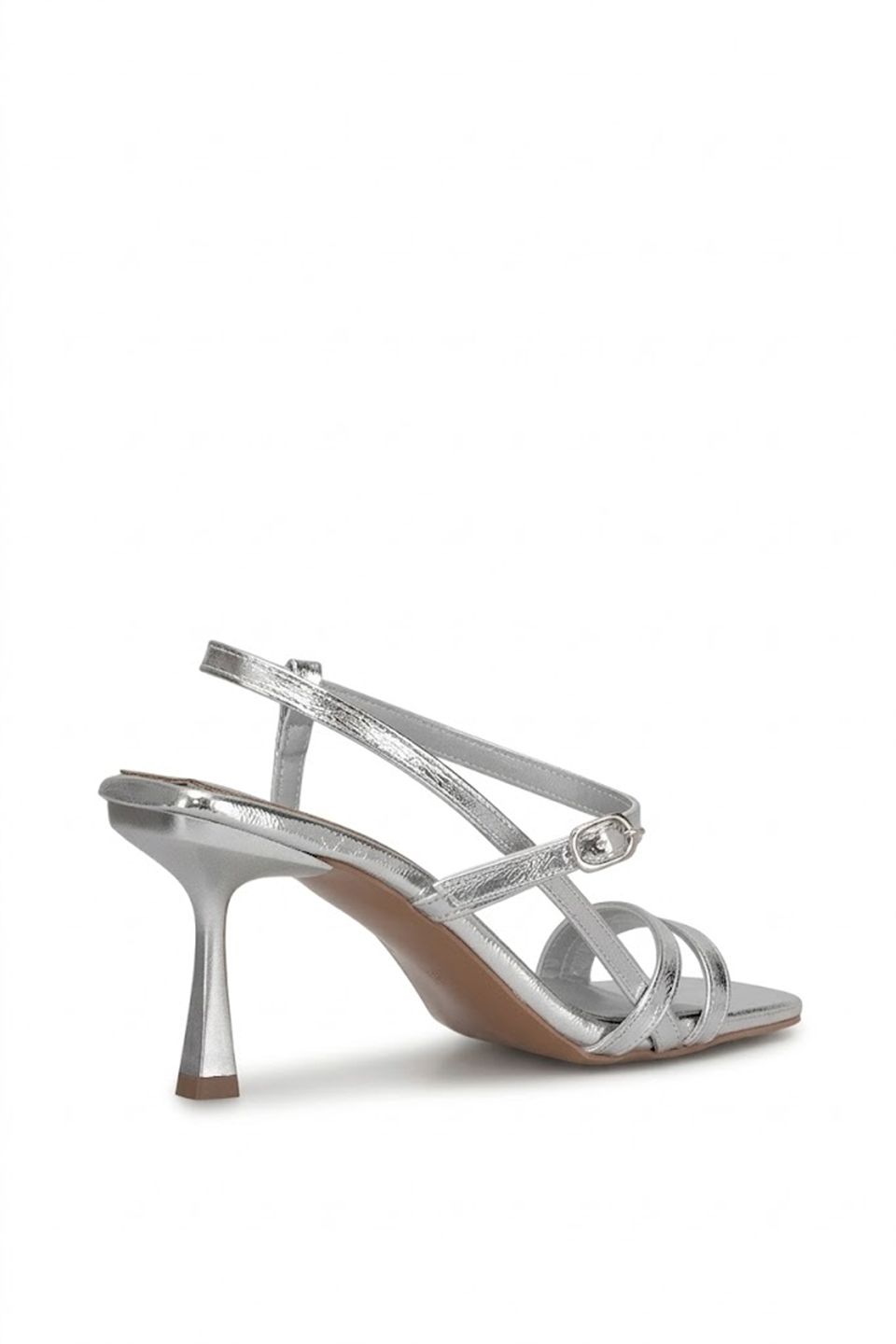 Elit PM161 K92M Kadın Klasik Topuklu Ayakkabı Gümüş