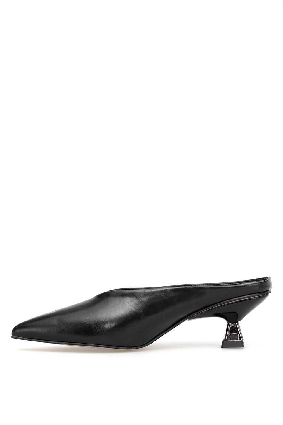 Elit PM207 K7715 Kadın Klasik Topuklu Ayakkabı Siyah