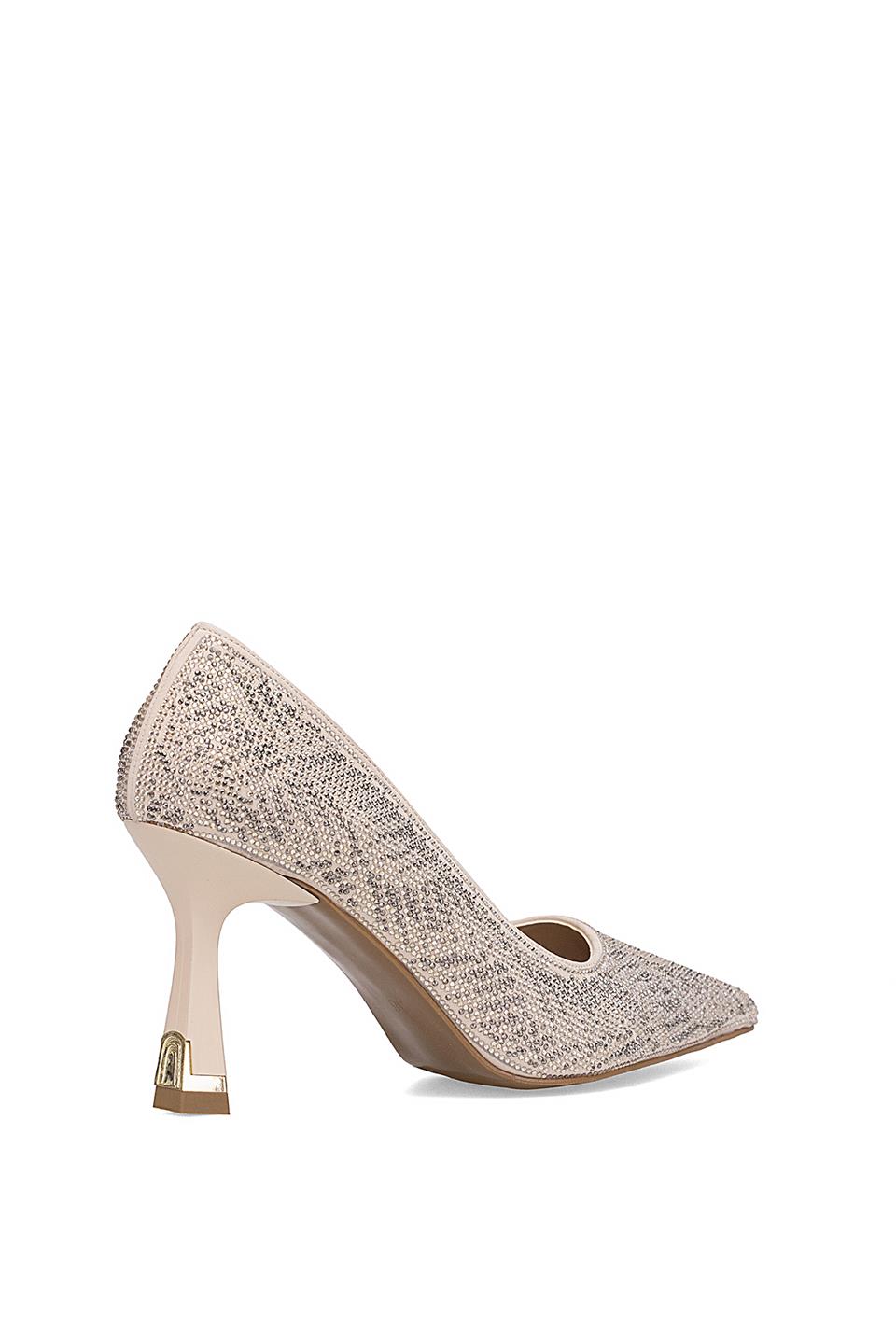 Elit PM221 K7701 Kadın Klasik Topuklu Ayakkabı Ten