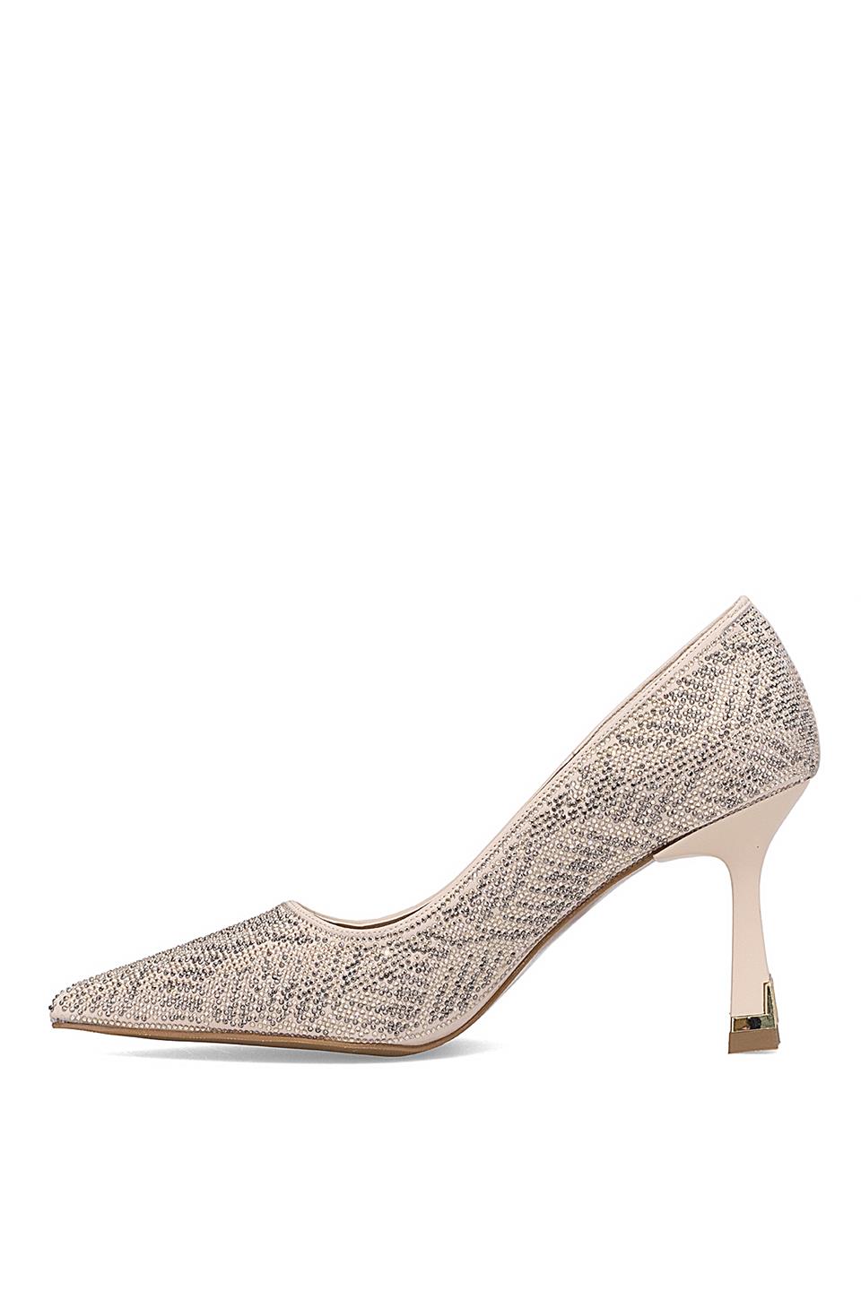 Elit PM221 K7701 Kadın Klasik Topuklu Ayakkabı Ten