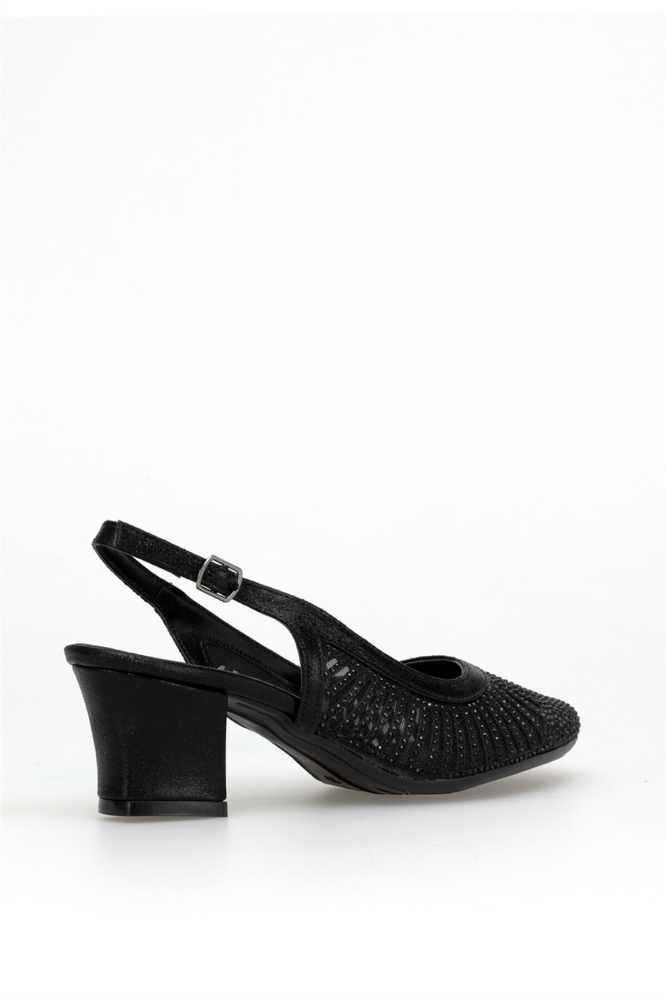 Elit PM280 K564 Kadın Klasik Topuklu Ayakkabı Siyah