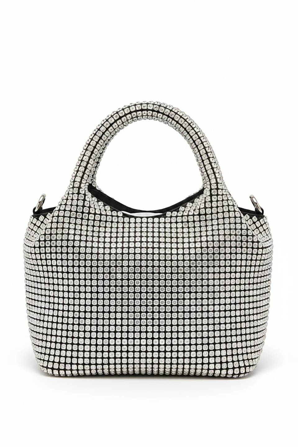 Elit PM37005 Kadın Taşlı Abiye Çanta Gümüş