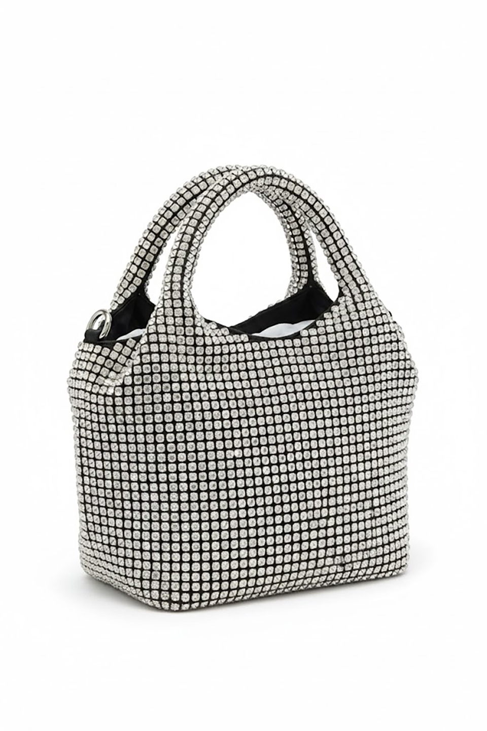 Elit PM37005 Kadın Taşlı Abiye Çanta Gümüş