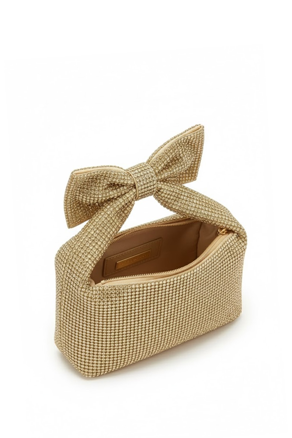 Elit PM37006 Kadın Taşlı Abiye Çanta Altın