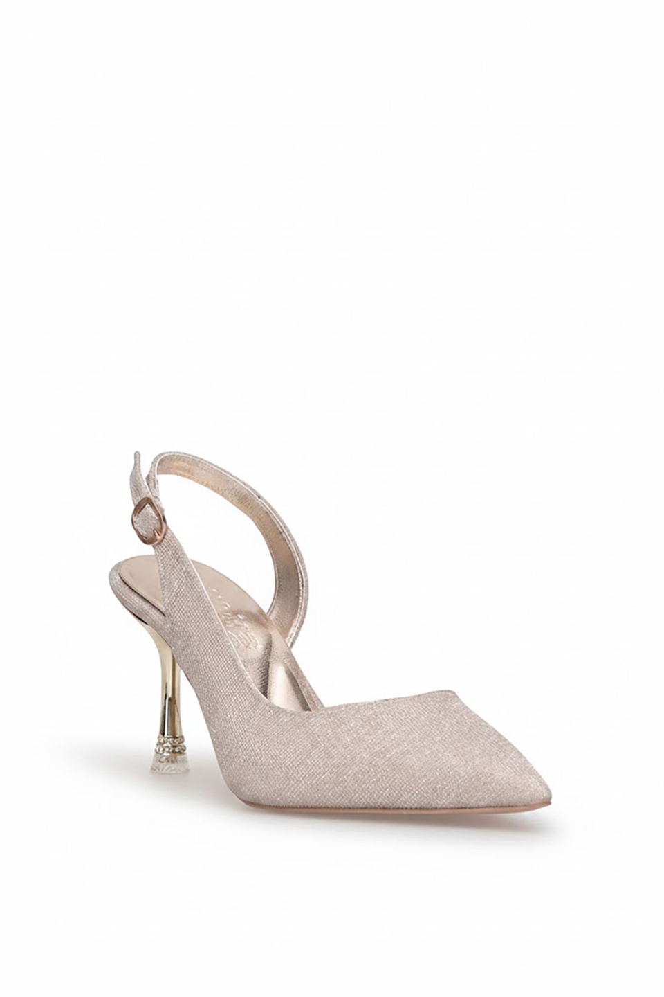 Elit PM439 K3000 Kadın Klasik Topuklu Ayakkabı Altın