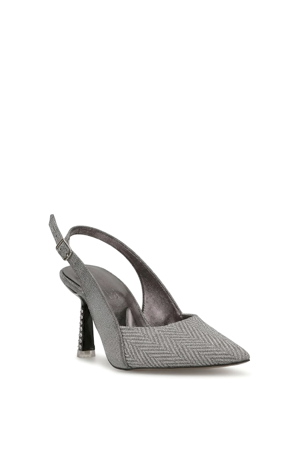 Elit PM439 K3010 Kadın Klasik Topuklu Ayakkabı Platin