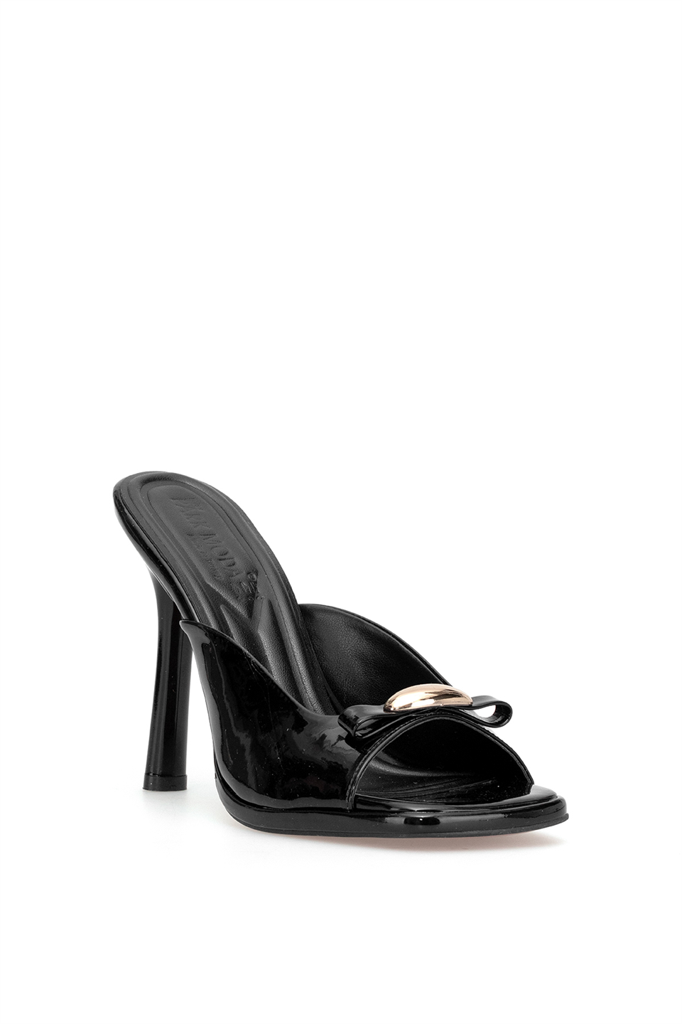 Elit PM44 K4584 Kadın Klasik Topuklu Ayakkabı Siyah