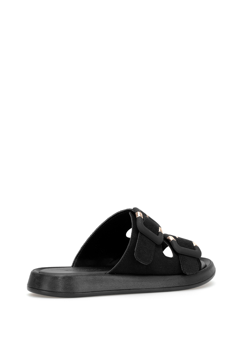 Elit PM543 K842 Kadın Düz Terlik Siyah