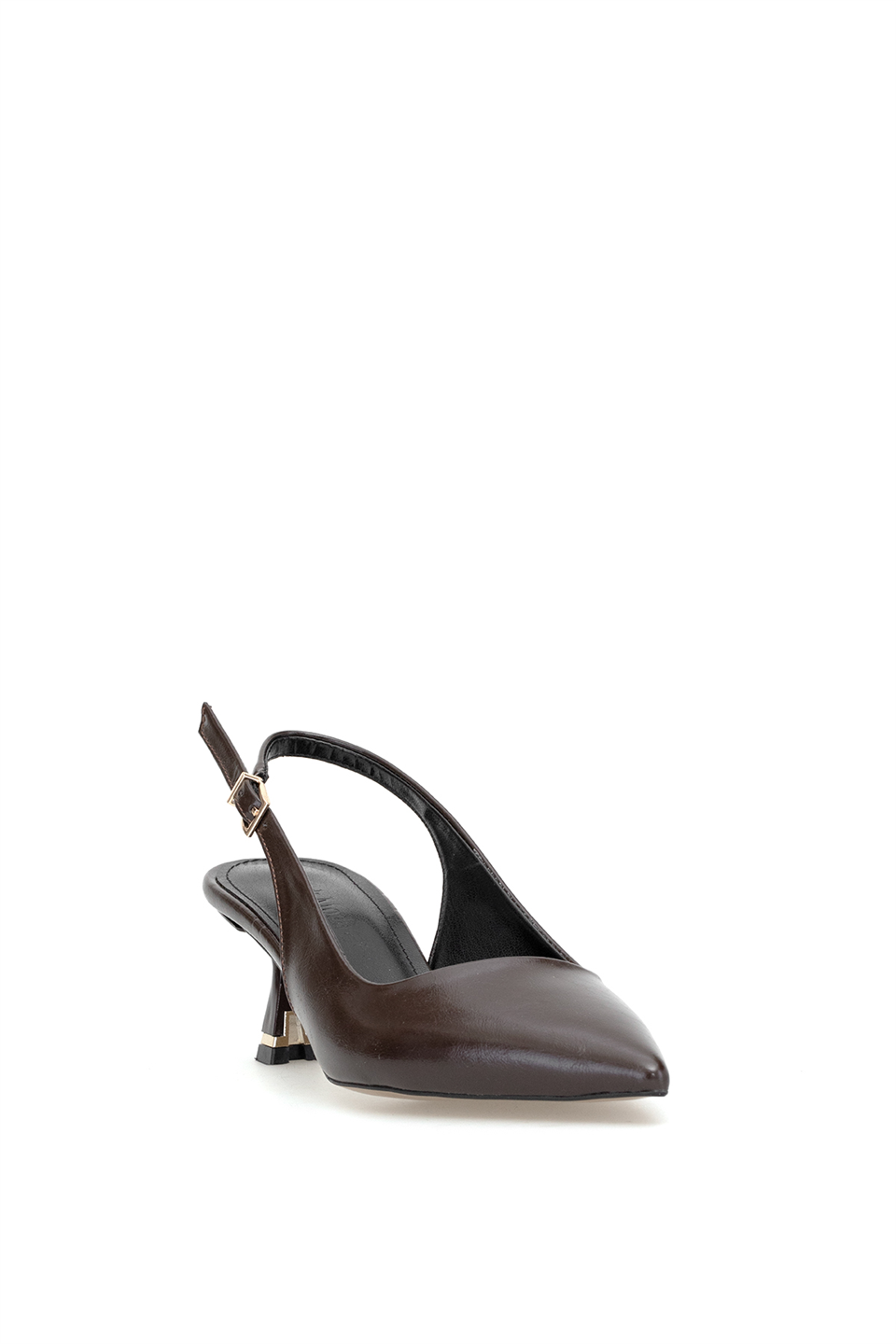 Elit PM559 K30 Kadın Klasik Topuklu Ayakkabı Kahverengi