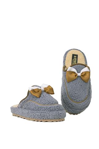 Elit Power 01T Kadın Ev Terliği Gri