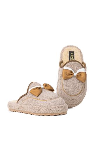 Elit Power 01T Kadın Ev Terliği Vizon