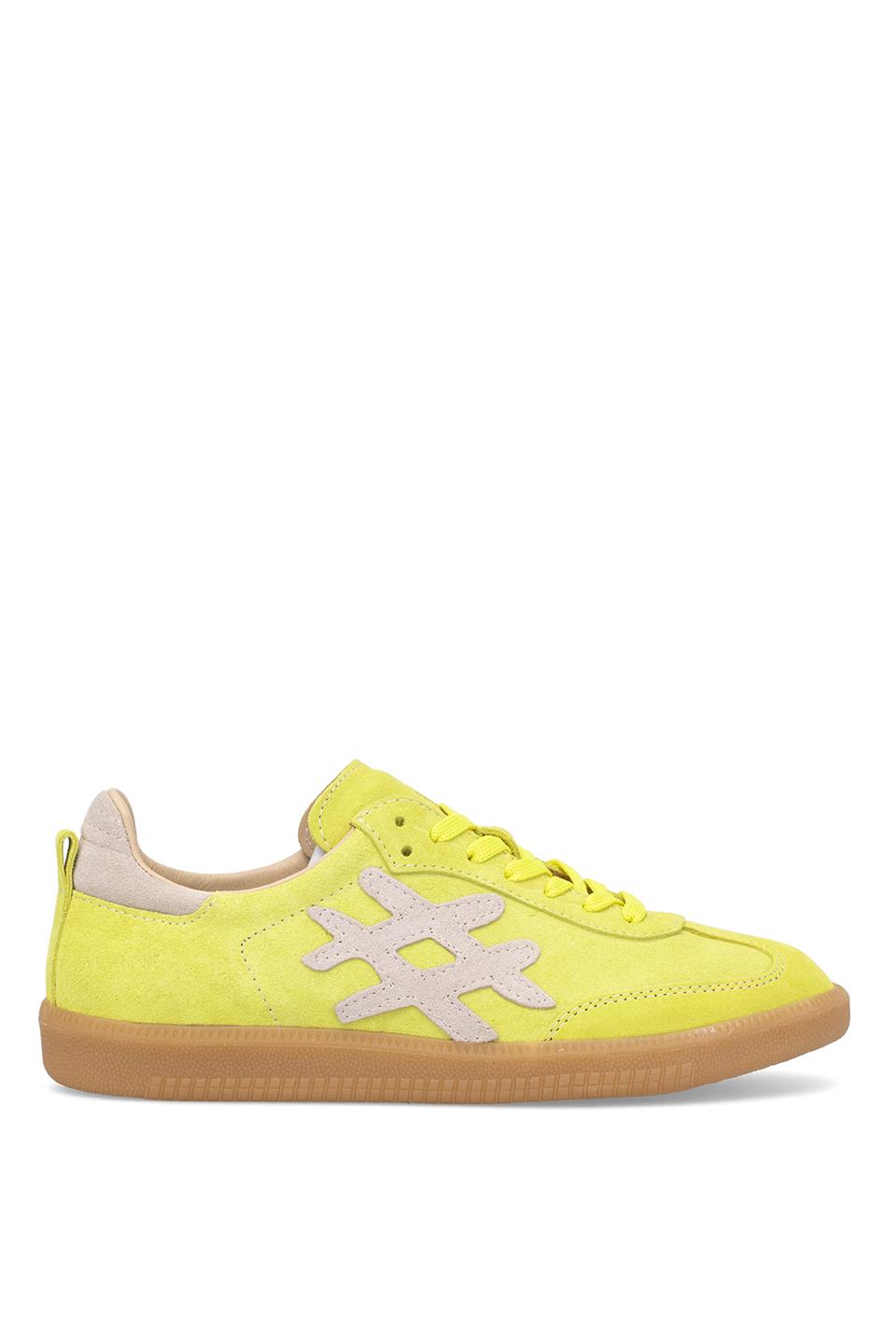 Elit Rch088-M-Vade Kadın Hakiki Deri Klasik Sneaker Sarı