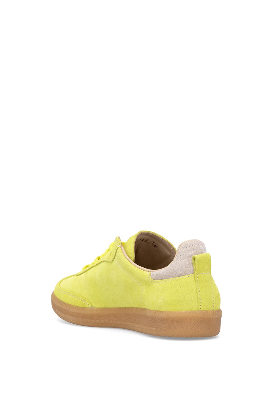 Elit Rch088-M-Vade Kadın Hakiki Deri Klasik Sneaker Sarı