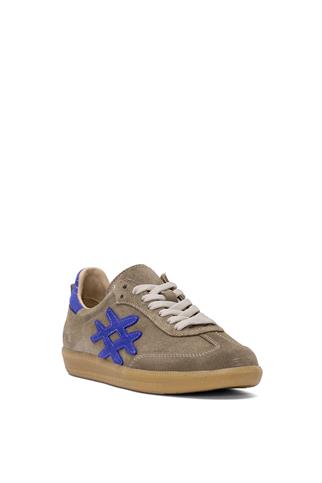 Elit Rch088-M-Vade Kadın Hakiki Deri Klasik Sneaker Bej